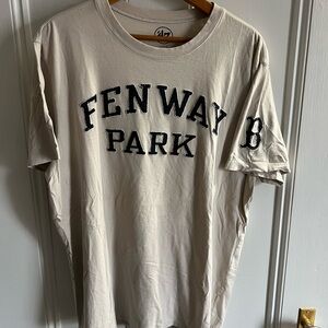 ‘47 Brand Fenway Park Boston Red Sox Men's Light Gray T-Shirt MNs Size LG